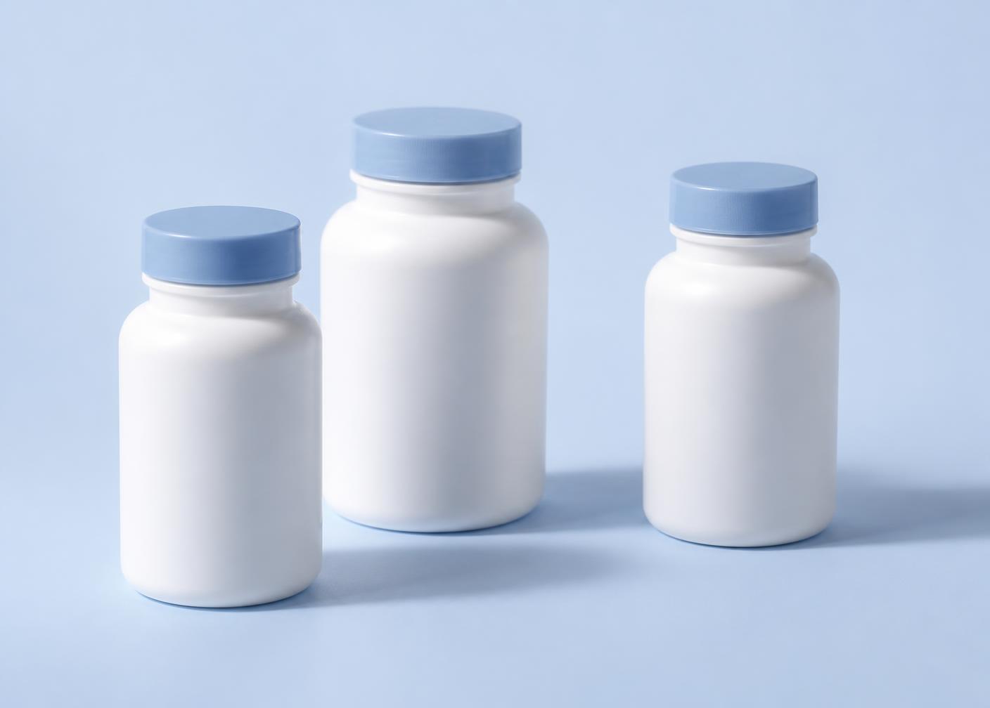 Pharmacist-formulated supplement bottles