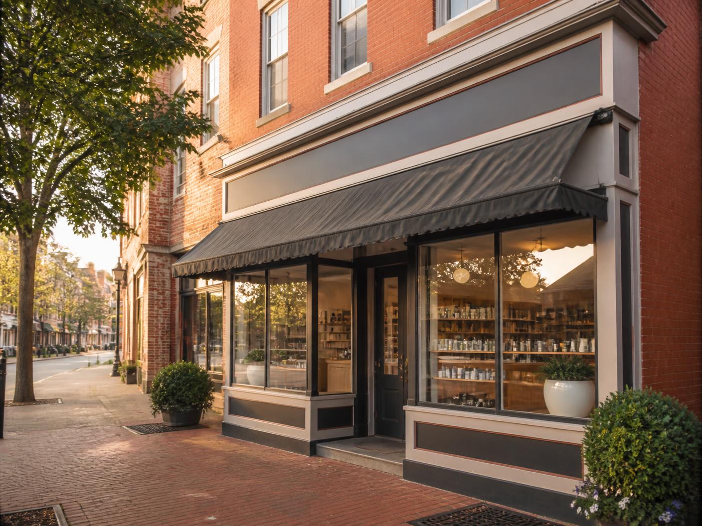 Main Street storefront of Lititz Apothecary