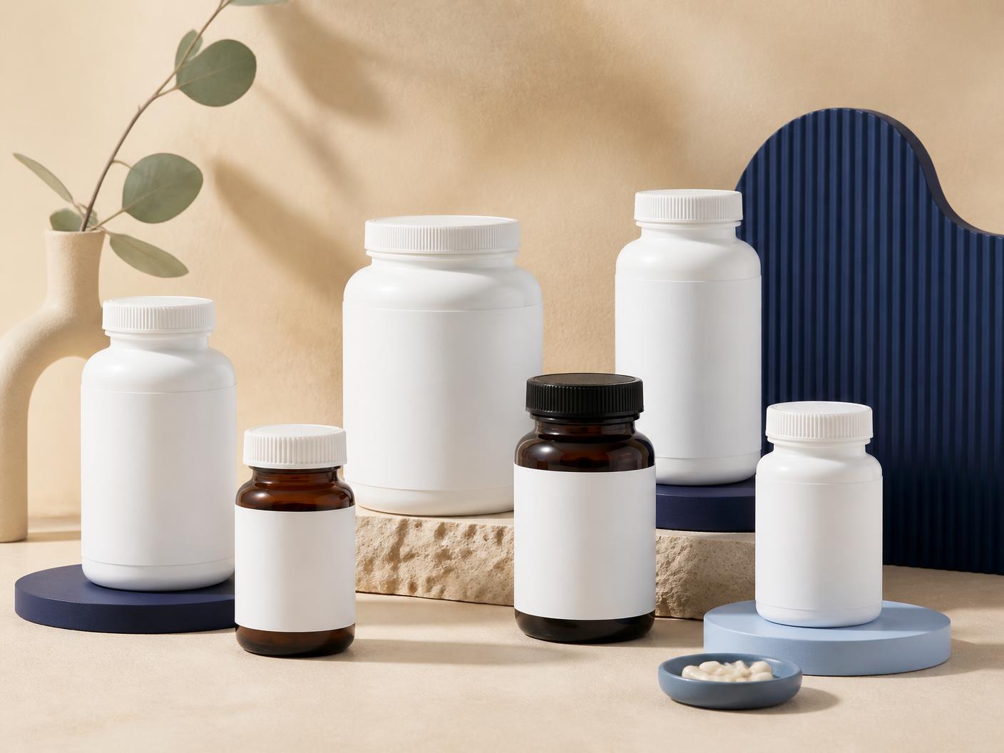 Lititz Apothecary private label supplement bottles